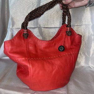 The Sak Leather Coral Hobo Bag